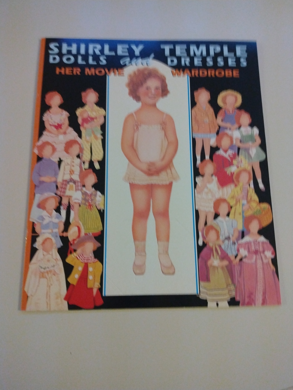 Shirley Temple Paper Doll Art Print - Multicolor
